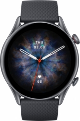 Смарт-часы Amazfit GTR 3 Pro A2040 1.45 AMOLED корп.черный рем.черный разм.брасл.:127-210мм