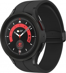Смарт-часы Samsung Galaxy Watch 5 Pro 45мм 1.4 AMOLED корп.черный рем.черный (SM-R920NZKACIS)