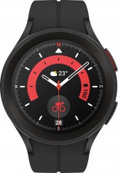 Смарт-часы Samsung Galaxy Watch 5 Pro 45мм 1.4 AMOLED корп.черный рем.черный (SM-R920NZKACIS)
