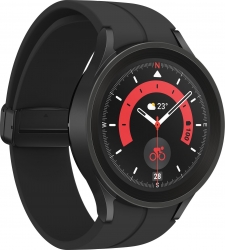 Смарт-часы Samsung Galaxy Watch 5 Pro 45мм 1.4 AMOLED корп.черный рем.черный (SM-R920NZKACIS)