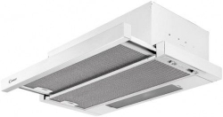 Вытяжка встраиваемая Candy CBT6130/2W-07 белый управление: кнопочное (1 мотор)