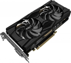 Видеокарта Palit PCI-E PA-RTX2060SUPER DUAL 8G NVIDIA GeForce RTX 2060SUPER 8192Mb 256 GDDR6 1470/14000 DVIx1 HDMIx1 DPx1 HDCP Ret