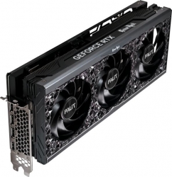 Видеокарта Palit PCI-E 4.0 RTX4070Ti GAMEROCK OC NVIDIA GeForce RTX 4070TI 12288Mb 192 GDDR6X 2310/21000 HDMIx1 DPx3 HDCP Ret