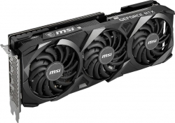 Видеокарта MSI PCI-E 4.0 RTX 3060 Ti VENTUS 3X 8GD6X OC NVIDIA GeForce RTX 3060Ti 8192Mb 256 GDDR6X 1695/19000 HDMIx1 DPx3 HDCP Ret