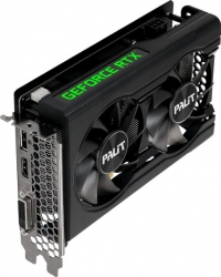 Видеокарта Palit PCI-E 4.0 PA-RTX3050 DUAL NVIDIA GeForce RTX 3050 8192Mb 128 GDDR6 1552/14000 HDMIx1 DPx3 HDCP Ret