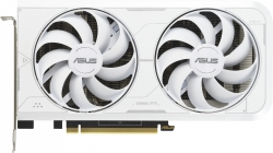 Видеокарта Asus PCI-E 4.0 DUAL-RTX3060TI-O8GD6X-WHITE NVIDIA GeForce RTX 3060Ti 8192Mb 256 GDDR6X 1710/19000 HDMIx1 DPx3 HDCP Ret