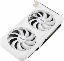 Видеокарта Asus PCI-E 4.0 DUAL-RTX3060TI-O8GD6X-WHITE NVIDIA GeForce RTX 3060Ti 8192Mb 256 GDDR6X 1710/19000 HDMIx1 DPx3 HDCP Ret