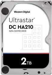 Жесткий диск WD SATA-III 2Tb 1W10002 HUS722T2TALA604 Ultrastar DC HA210 (7200rpm) 128Mb 3.5