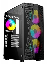 Корпус GMNG OGC-G200 черный без БП ATX 2xUSB2.0 audio