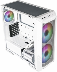 Корпус Cooler Master HAF500 белый без БП ATX 4x120mm 4x140mm 4x200mm 2xUSB3.0 audio bott PSU