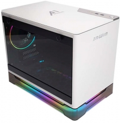 Корпус Inwin CF08B (A1 Prime) белый 750W miniITX 2x120mm 2xUSB3.0 audio