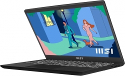 Ноутбук MSI Modern 15 B12HW-002XRU Core i5 1235U 8Gb SSD512Gb Intel Arc A370M 4Gb 15.6 IPS FHD (1920x1080) Free DOS black WiFi BT Cam (9S7-15H212-002