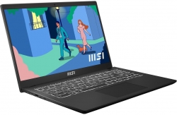 Ноутбук MSI Modern 15 B12HW-002XRU Core i5 1235U 8Gb SSD512Gb Intel Arc A370M 4Gb 15.6 IPS FHD (1920x1080) Free DOS black WiFi BT Cam (9S7-15H212-002