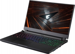 Ноутбук Gigabyte Aorus 5 Core i7 12700H 16Gb SSD1Tb NVIDIA GeForce RTX 3070 8Gb 15.6 IPS FHD (1920x1080) Free DOS black WiFi BT Cam