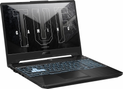 Ноутбук Asus TUF Gaming A15 FA506IHRB-HN082 Ryzen 5 4600H 16Gb SSD512Gb NVIDIA GeForce GTX 1650 4Gb 15.6 IPS FHD (1920x1080) noOS black WiFi BT Cam (