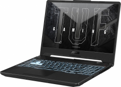 Ноутбук Asus TUF Gaming A15 FA506IHRB-HN082 Ryzen 5 4600H 16Gb SSD512Gb NVIDIA GeForce GTX 1650 4Gb 15.6 IPS FHD (1920x1080) noOS black WiFi BT Cam (