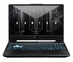 Ноутбук Asus TUF Gaming A15 FA506ICB-HN105 Ryzen 5 4600H 8Gb SSD512Gb NVIDIA GeForce RTX 3050 4Gb 15.6 IPS FHD (1920x1080) noOS black WiFi BT Cam (90