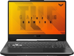Ноутбук Asus TUF Gaming F15 FX506HE-HN012 Core i5 11400H 16Gb SSD512Gb NVIDIA GeForce RTX 3050 Ti 4Gb 15.6 IPS FHD (1920x1080) noOS black WiFi BT Cam