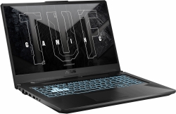 Ноутбук Asus TUF Gaming F17 FX706HM-HX146 Core i5 11400H 16Gb SSD512Gb NVIDIA GeForce RTX 3060 6Gb 17.3 IPS FHD (1920x1080) noOS black WiFi BT Cam (9