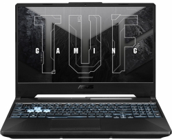 Ноутбук Asus TUF Gaming A15 FA506QM-HN128 Ryzen 7 5800H 16Gb SSD1Tb NVIDIA GeForce RTX 3060 6Gb 15.6 IPS FHD (1920x1080) noOS black WiFi BT Cam (90NR