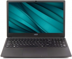 Ноутбук Hiper Workbook A1568K Core i5 1035G1 8Gb SSD512Gb Intel UHD Graphics 15.6 IPS FHD (1920x1080) Windows 11 Professional black WiFi BT Cam 3350m