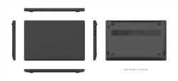 Ноутбук Hiper Workbook N15RP Ryzen 5 3500U 16Gb SSD512Gb AMD Radeon Vega 8 15.6 IPS FHD (1920x1080) Windows 10 Professional black WiFi BT Cam 6000mAh
