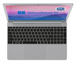 Ноутбук Digma EVE 15 P418 Pentium Silver N5030 8Gb SSD256Gb Intel UHD Graphics 605 15.6 IPS FHD (1920x1080) Windows 11 Home grey WiFi BT Cam 5000mAh 