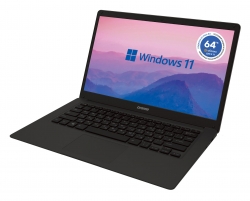 Ноутбук Digma EVE 14 C414 Celeron N4000 4Gb eMMC128Gb Intel UHD Graphics 600 14 IPS FHD (1920x1080) Windows 11 Home Single Language 64 black WiFi BT 