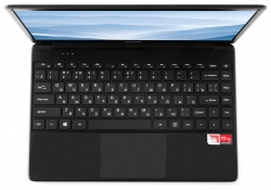Ноутбук Digma EVE 14 C414 A9 9400 4Gb SSD128Gb AMD Radeon R5 14 IPS FHD (1920x1080) Windows 10 Home Multi Language 64 black WiFi BT Cam 5000mAh