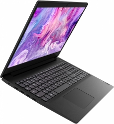 Ноутбук Lenovo IdeaPad 3 15IGL05 Pentium Silver N5030 4Gb SSD256Gb Intel UHD Graphics 605 15.6 IPS FHD (1920x1080) Free DOS black WiFi BT Cam