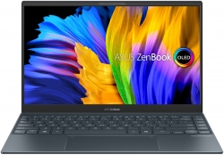 Ноутбук Asus Zenbook UX325EA-KG789 Core i7 1165G7 16Gb SSD512Gb Intel Iris Xe graphics 13.3 OLED FHD (1920x1080) noOS grey WiFi BT Cam Bag (90NB0SL1-