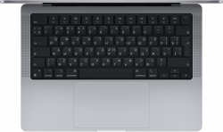 Ноутбук Apple MacBook Pro A2442 M1 Pro 8 core 32Gb SSD1Tb/14 core GPU 14.2 (3024x1964) Mac OS grey space WiFi BT Cam (Z15G000PM)
