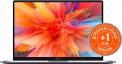 Ноутбук Xiaomi Pro RedmiBook Ryzen 5 5625U 16Gb SSD512Gb AMD Radeon 14 IPS 2.5K (2560x1600) Windows 10 trial (для ознакомления) grey WiFi BT Cam