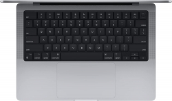 Ноутбук Apple MacBook Pro A2485 M1 Pro 10 core 32Gb SSD512Gb/16 core GPU 16.2 (3456x2234) Mac OS grey space WiFi BT Cam (Z14V000QA)