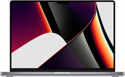 Ноутбук Apple MacBook Pro A2485 M1 Max 10 core 32Gb SSD1Tb/32 core GPU 16.2 (3456x2234) Mac OS grey space WiFi BT Cam