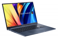 Ноутбук Asus VivoBook 15 OLED M1503IA-L1018 Ryzen 5 4600H 8Gb SSD512Gb AMD Radeon 15.6 OLED FHD (1920x1080) noOS blue WiFi BT Cam (90NB0Y61-M00590)