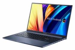 Ноутбук Asus VivoBook 15 OLED M1503IA-L1018 Ryzen 5 4600H 8Gb SSD512Gb AMD Radeon 15.6 OLED FHD (1920x1080) noOS blue WiFi BT Cam (90NB0Y61-M00590)