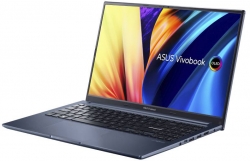 Ноутбук Asus VivoBook X1503ZA-L1303 Core i5 12500H 8Gb SSD512Gb Intel Iris Xe graphics 15.6 OLED FHD (1920x1080) noOS blue WiFi BT Cam (90NB0WY1-M00N