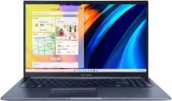Ноутбук Asus VivoBook X1502ZA-BQ875 Core i3 1220P 8Gb SSD512Gb Intel UHD Graphics 15.6 IPS FHD (1920x1080) noOS blue WiFi BT Cam (90NB0VX1-M017F0)