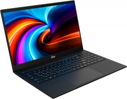 Ноутбук IRU Калибр 15TLI Core i5 1135G7 8Gb SSD256Gb Intel Iris Xe 15.6 IPS FHD (1920x1080) Free DOS black WiFi BT Cam 7200mAh (1894434)