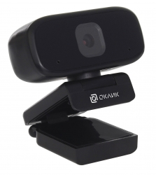 Камера Web Оклик OK-C015HD черный 1Mpix (1280x720) USB2.0 с микрофоном