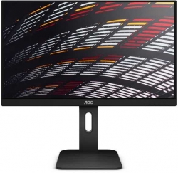 Монитор AOC 23.8 Professional 24P1/GR серый IPS LED 16:9 DVI HDMI M/M матовая HAS Pivot 250cd 178гр/178гр 1920x1080 D-Sub DisplayPort FHD USB 4.6кг