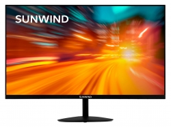 Монитор SunWind 23.8 SUN-M24BA101 черный IPS LED 8ms 16:9 HDMI матовая 1000:1 250cd 178гр/178гр 1920x1080 D-Sub FHD 3.1кг