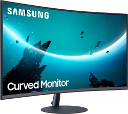 Монитор Samsung 27 C27T550FDR черный VA LED 16:9 HDMI матовая 3000:1 250cd 178гр/178гр 1920x1080 VGA DP FHD 5.1кг