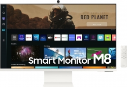 Монитор Samsung 32 M8 LS32BM801UIXCI белый VA LED 16:9 HDMI M/M TV матовая HAS 400cd 178гр/178гр 3840x2160 4K USB 6.7кг