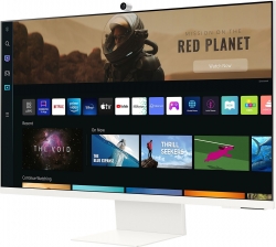Монитор Samsung 32 M8 LS32BM801UIXCI белый VA LED 16:9 HDMI M/M TV матовая HAS 400cd 178гр/178гр 3840x2160 4K USB 6.7кг
