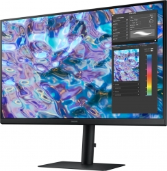 Монитор Samsung 27 LS27B610EQUXEN черный IPS LED 16:9 HDMI M/M матовая HAS Pivot 300cd 178гр/178гр 2560x1440 DisplayPort Ultra HD 2K (1440p) 5.4кг