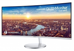 Монитор Samsung 34 C34J791WTR белый VA LED 4ms 21:9 HDMI M/M полуматовая HAS 3000:1 300cd 178гр/178гр 3440x1440 DisplayPort USB 7.7кг