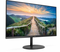 Монитор AOC 27 Q27V4EA черный IPS 16:9 HDMI M/M матовая 250cd 178гр/178гр 2560x1440 VGA DP 2K 4.65кг