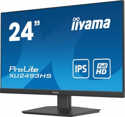 Монитор Iiyama 23.8 ProLite XU2493HS-B4 черный IPS LED 4ms 16:9 HDMI M/M матовая 1000:1 250cd 178гр/178гр 1920x1080 VGA DP FHD 3.5кг